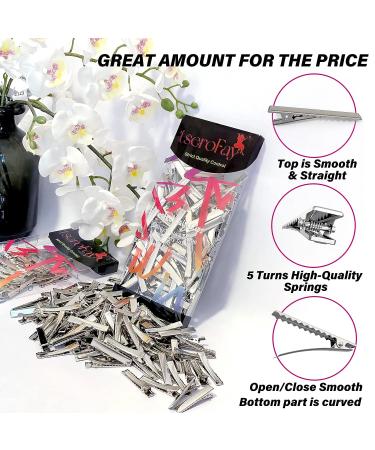 120Pcs Alligator Hair Bows Clips for Crafts - DIY Bow Making Bulk Supplies (4.5cm/1.77) - Buy Online on GoSupps.com