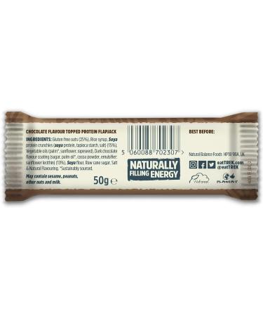 TREK High Protein Flapjack Cocoa Oat - Gluten Free - Plant Based - Vegan Snack - 50g x 36 bars & Protein Power Bar Millionaire Shortbread - Plant Based - Gluten Free - Vegan Snack - 55g x 16 bars - Buy Online on GoSupps.com