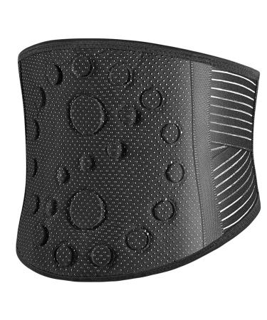 Self-Heating Lower Lumbar Support Belts Post Surgery Girdles Abdomen Spine Back Pain Relief For Adults Sciatica Scoliosis Herniated Disc Decompression Brace (Color : Black Size : XL/X-Large) XL/X-Large Black - Buy Online on GoSupps.com
