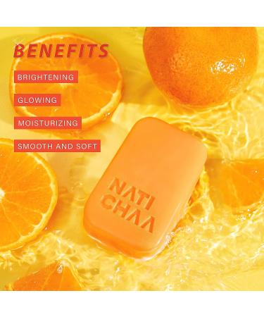 Buy NATICHAA Collagen & Vitamin C Brightening Soap - Moisturizing, Dark Spot Treatment, Vegan, Paraben & SLS Free - 3.52 oz (2 Bars) - Buy Online on GoSupps.com