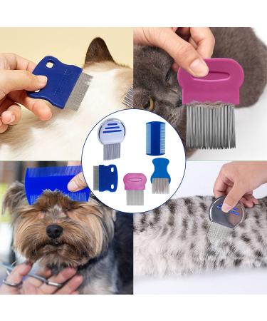 OBSCYON Double Sided Metal Head Lice Comb - 6Pcs Hair Comb Set - Buy Online on GoSupps.com