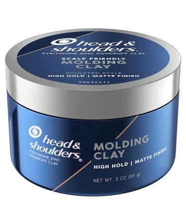Head & Shoulders Men's Anti-Dandruff Hair Clay - Strong Hold, Matte Finish 3 Oz - Buy Online on GoSupps.com