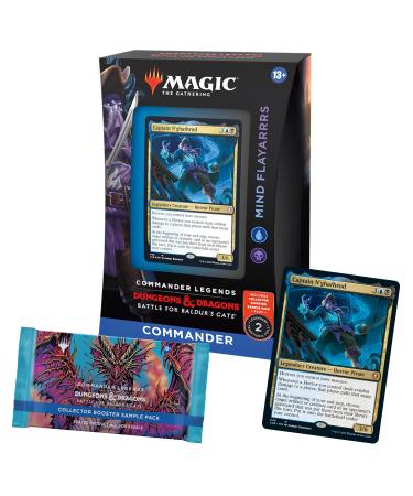 Magic The Gathering Commander Legends: Battle for Baldurs Gate Commander Deck  Mind Flayarrrs + Collector Booster Sample Pack