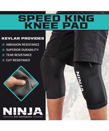 Ninja MTB Speed King Knee Pad - Lightweight Protection for Mountain Bike Riders (L/XL) - Buy Online on GoSupps.com