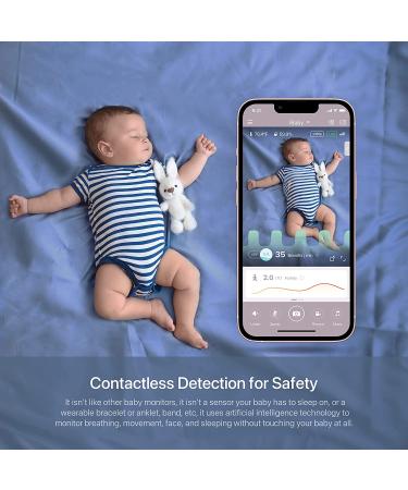 iBaby i6 2K Smart Wi-Fi Baby Monitor | Contact-Free Breathing Monitor with Camera and Audio | Track Baby's Breathing, Sleep, and Movement | Pan-Tilt-Zoom, 2.4GHz & 5GHz, No Monthly Fee - Buy Online on GoSupps.com