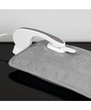 Home Comforts Rechargeable Electric Hot Water Bottle Bed Hand Warmer Massaging Heat Pad Pain Relief Grey 26 18cm - Buy Online on GoSupps.com