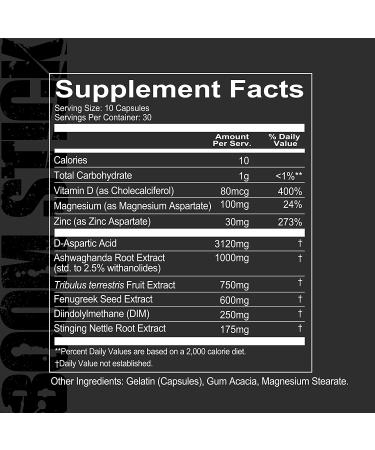 Redcon1 Boom Stick Testosterone Support 300 Capsules - Buy Online on GoSupps.com