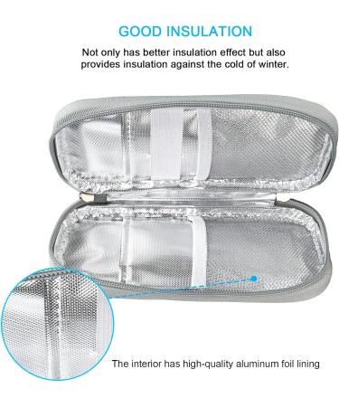 Youshares Insulin Cooling Bag with 2 Cooling Packs - Essential Diabetes Accessories for Safe Travel | Diabetic PEN Cool Box (Green) - Buy Online on GoSupps.com