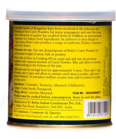 Bolst's Mild Curry Powder 100g - Authentic Indian Spice Blend - Buy Online on GoSupps.com