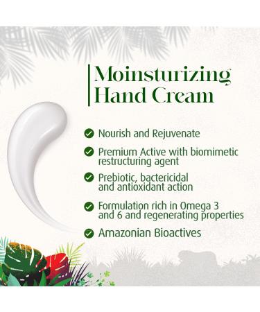 H ORIGIN E Brazilian Nut Hand Cream - Hydrating Vegan Formula with Melaleuca & Olive Butter - Omega 3 & 6 - Moisturizing & Natural - 2.11 oz - Shop Internationally - Buy Online on GoSupps.com