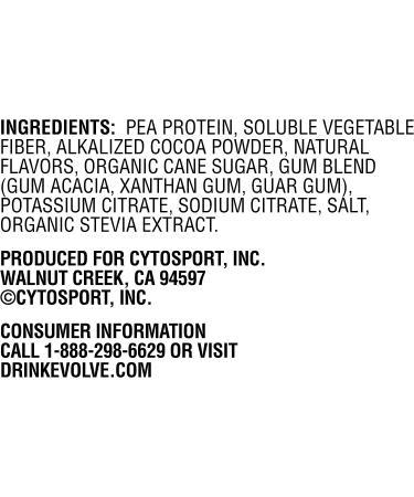 Evolve Plant Based Protein Powder - Double Chocolate, 20g Vegan Protein, Dairy Free, Non-GMO - 1 lb - Buy Online on GoSupps.com