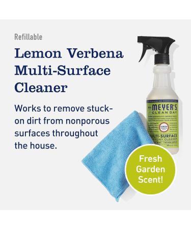 Buy Mrs. Meyer's All-Purpose Cleaner Spray & Microfiber Cloth Kit - Lemon Verbena 16 oz | International Shipping - Black Swan Distributors - Buy Online on GoSupps.com