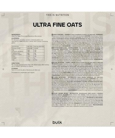 Bulk Finely Ground Oat Flakes - 1 kg Caramel Bonon | 20 Portions - Premium Quality Oats for Baking &amp; Cooking | International Shipping Available - Buy Online on GoSupps.com