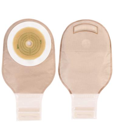 LotFancy 10 PCS Colostomy Bag, Ostomy Supplies, One Piece Drainable Pouches with Hook and Loop Closure,for Ostomy Colostomy Ileostomy Stoma Care, Cut-to-Fit (Max 64mm) 10 Count (Pack of 10)