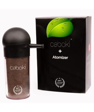 Caboki Hair Building Fiber + Built-in Spray Applicator (50 Days Supply) Dark Brown