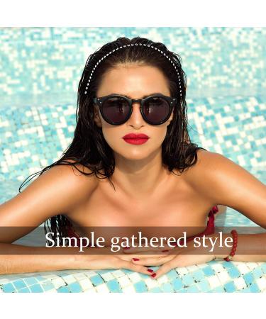 20-Piece Full Circular Stretch Comb Headbands - Flexible Plastic Hair Wrap for Women and Girls - Buy Online on GoSupps.com