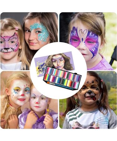 Face Palette - 251 g for Body Washable Makeup Suit with 12 Colours | for Face for and Adults Enhances Creative Expression So - Buy Online on GoSupps.com