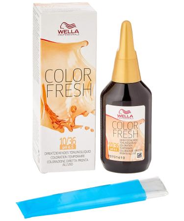 WELLA Colour Fresh Semi-Permanent Hair Color No. 10/36 Light Golden Violet Blonde 0.098 kg
