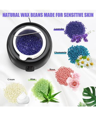 Waxing Kit - TIKESI Wax Warmer with 5 Bags Hard Wax Beans for Full Body Hair Removal - Ideal for Legs, Face, Eyebrows, Bikini - Brazilian Waxing Kit for Women and Men - Buy Online on GoSupps.com