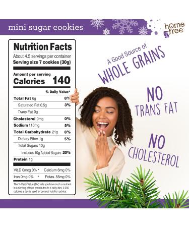 Homefree Gluten Free Mini Cookies - Trusted Holiday Sugar Treats 5 Ounce - Buy Online on GoSupps.com