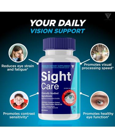 (2 Pack) Sight Care Vision Support Supplement Sight Care Pills SightCare Eye Care Capsules forHealthy Vision Support Maximum Strength Formula Slight Care Support Supplement Reviews (120 Capsules) - Buy Online on GoSupps.com