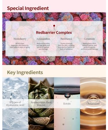 Cayclly Redbarrier Hydrating Toner | Vegan Face Toner with Peptides Ceramide & Niacinamide for Skin Barrier Repair & Anti-Aging | Korean Skincare for Stressed Sensitive & Dry Skin 5.07 fl. oz. - Buy Online on GoSupps.com