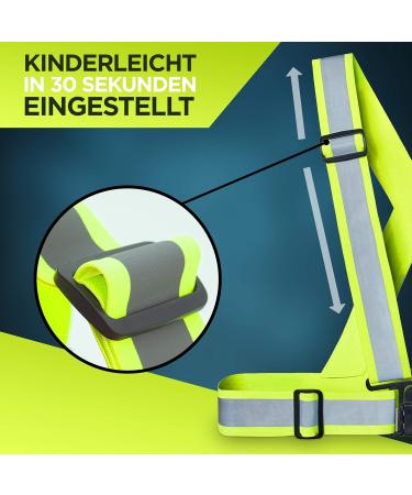 Xcel Rim Warning Vest - Maximum Reflectors for Safety | Reflective Vests for Children & Adults | Ideal for Running Biking & Outdoor Activities - Buy Online on GoSupps.com