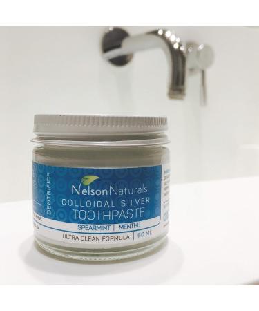 Nelson Naturals Spearmint Toothpaste 3.3 oz - Fluoride Free - Buy Online on GoSupps.com