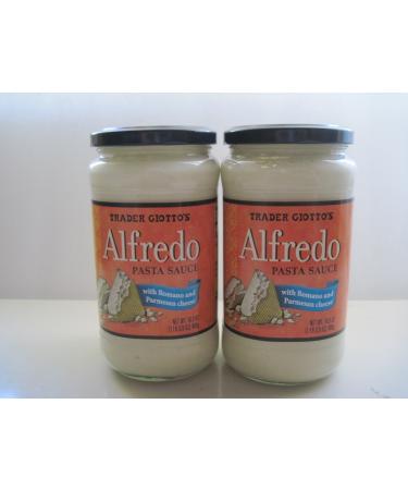 Trader Joe's (Giotto's) Alfredo Pasta Sauce 16.9 Oz. (Pack of 2)