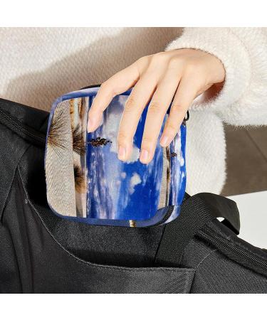 Portable Sanitary Napkin Storage Bag - Zip Pocket for Menstrual Cup & Pads | Ideal for Teen Girls & Women - Buy Online on GoSupps.com