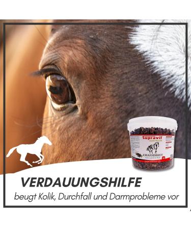 SUPRAVIT Carob 2 kg - Effective Digestive Aid for Horses with Diarrhea & Intestinal Issues | Premium Horse Feed Supplement - Buy Online on GoSupps.com