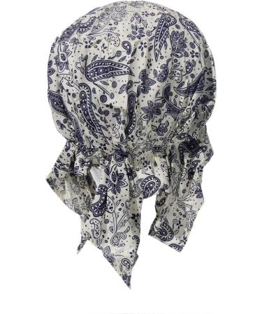 Cool4 Summer Headscarf - Beach Bandana & Sun Protection Hat with Blue Paisley Pattern - Ideal Chemo Cap - Buy Online on GoSupps.com