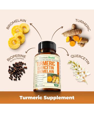 Quercetin with Bromelain & Turmeric Curcumin & Complete Multivitamin for Men - Buy Online on GoSupps.com