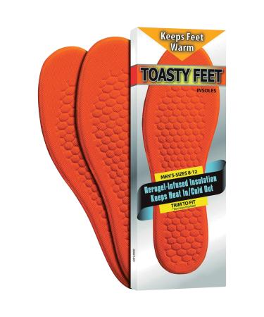 Safety Works CTFM Toasty Feet Mens Shoe Insoles Infused with Aerogel for Sizes 8-12