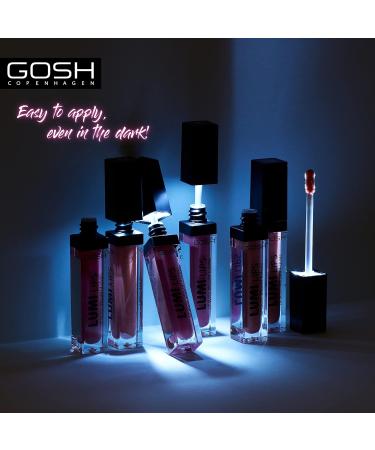 Gosh Lip Gloss 003 Ily - Vegan Long-Lasting Moisturizing Gloss with Integrated Light for Full Soft Lips - Perfume-Free - Buy Online on GoSupps.com