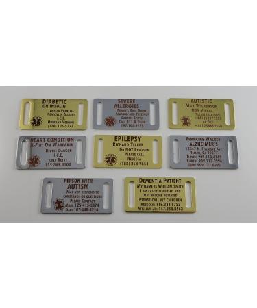 Premium Medical Alert Diabetes Bracelet - Custom Engraving | Personalized Diabetic Jewelry for Safety - Buy Online on GoSupps.com