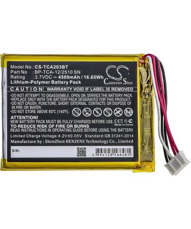 Replacement Battery for Technicolor TCA203 & TCA203COMG | 4500mAh 3.7V - BP-TCA-12/2510 - Buy Online on GoSupps.com