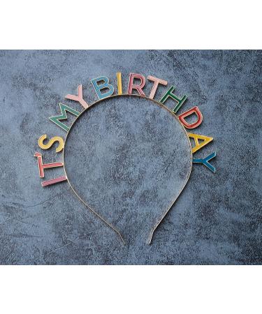 Sowaka Colorful Metal Birthday Girl Princess Headband Crown - Perfect Party Decoration and Costume Accessory - Buy Online on GoSupps.com