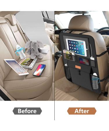 Smart eLf Car Seat Protectors for Kids - Front/Back Seat Cover Set with Storage - Protects Upholstery from Stains & Damage - Buy Online on GoSupps.com