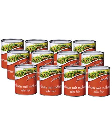 Every day peas very fine with carrots pack of 12 (12 x 425 ml) Single