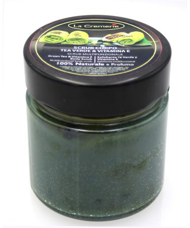 La Cremerie Body Scrub Green Tea and Vitamin E - Stimulating Reinforcing - 300 g