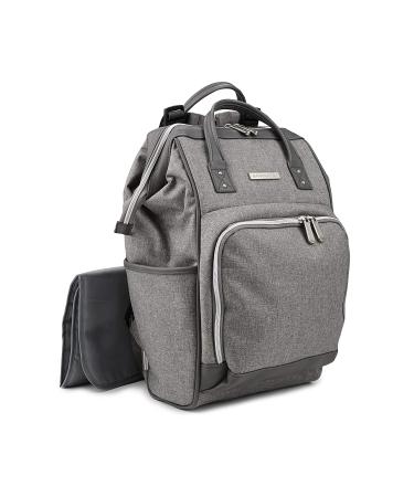 Multi-Function Light Grey Nappy Bag - Stylish Backpack for Baby Care & Travel - Large Capacity - Buy Online on GoSupps.com