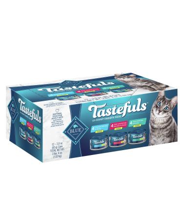 Blue Buffalo Cat Food 3 Ounce (Pack of 12) Tuna, Chicken, Fish & Shrimp - Buy Online on GoSupps.com