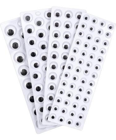 Creativity Street Peel and Stick Wiggle Eyes - Assorted Sizes, Set of 137, Black on White - Buy Online on GoSupps.com