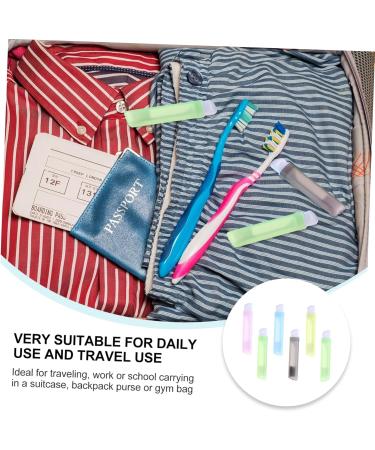 Buy Tovinanna 6-Piece Foldable Portable Travel Toothbrush Set - Compact & Durable Brass Design for Body Care - Buy Online on GoSupps.com