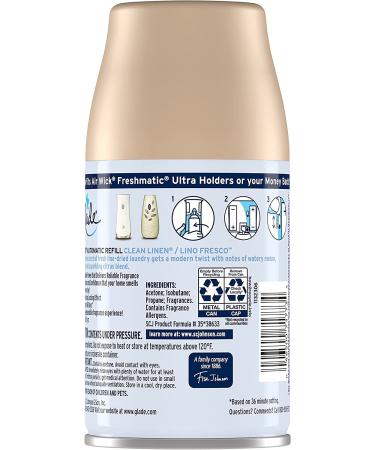 Glade Automatic Spray Refill & Holder Kit, Clean Linen Scent, 6.2 Oz - 2 Pack - Buy Online on GoSupps.com
