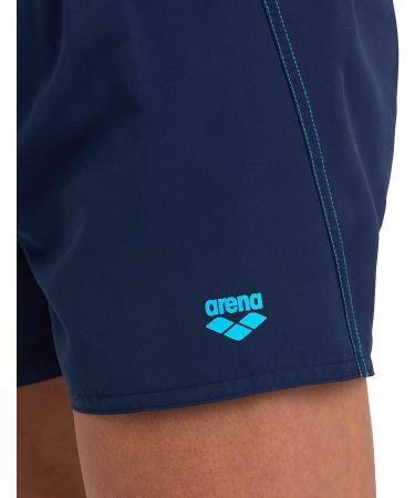 ARENA Men's Fundamentals X-Short R Swim Trunks L Navy-Turquoise - Stylish & Quick-Dry Swimwear - Fast International Shipping - Buy Online on GoSupps.com