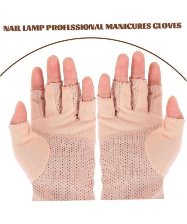  SOESFOUFU 1 Pair of Manicure Anti UV Nail Art Manicure Uv Anti-UV Nail Gel Nail Art UV Cotton Nail Supplies Golf - Buy Online on GoSupps.com