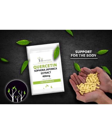 Buy Quercetin 400mg | Natural Sophora Japonica Extract | 100 Capsules | Health & Beauty | International Shipping - Buy Online on GoSupps.com