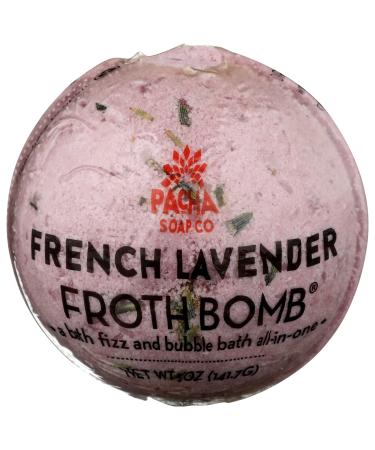 PACHA SOAP French Lavender Round Froth Bomb  5 OZ